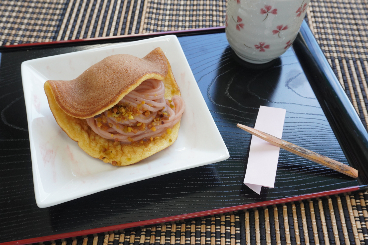 和風もんぶらん～ピスタチオをのせて～